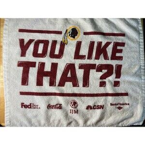 Washington Redskins Rare Towel “You Like That” (2016) NFL Football Kirk Cousins
